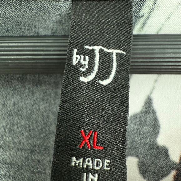 By JJ Womens XL Cropped Wearable Art to Wear Unique Artsy Blouse Shirt Top - Picture 2 of 7